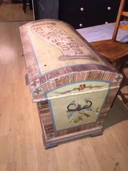 Hand painted trunk